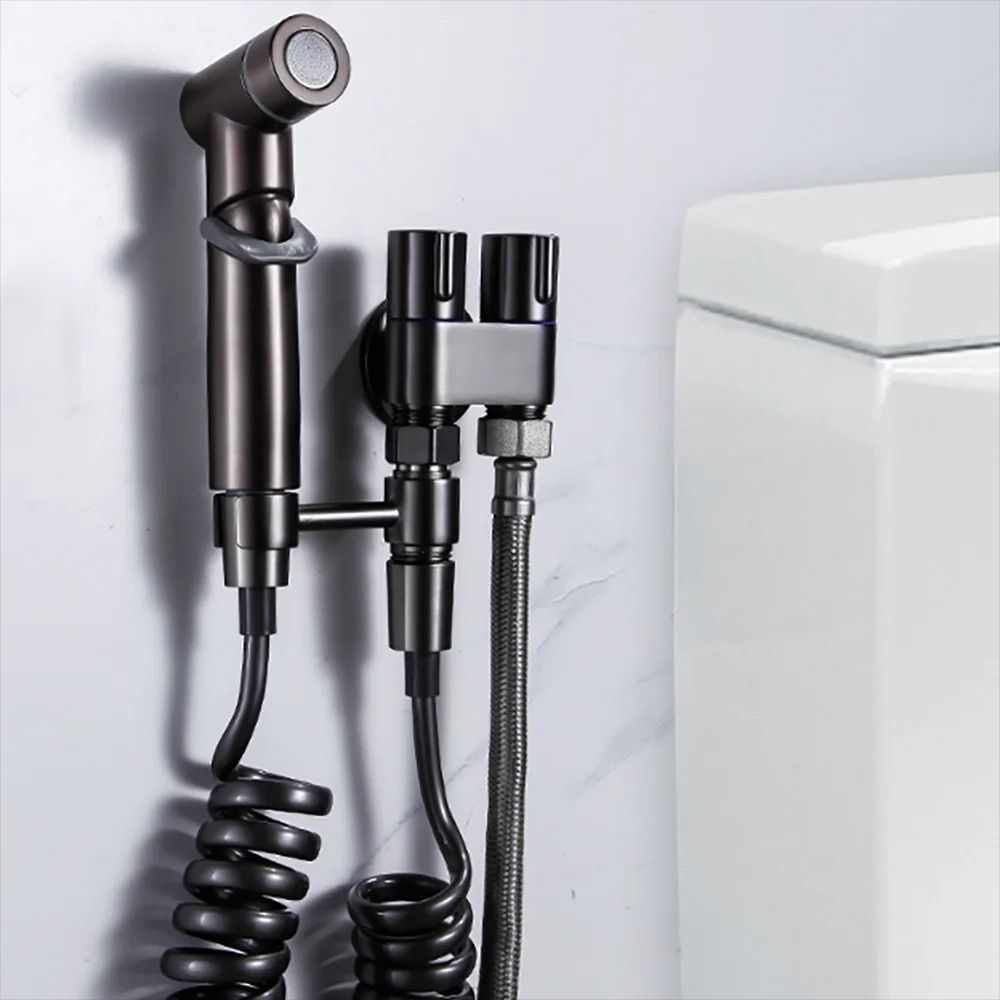 Handheld Toilet Bidet Sprayer Set with Adjustable Pressure and Dual Spray Modes