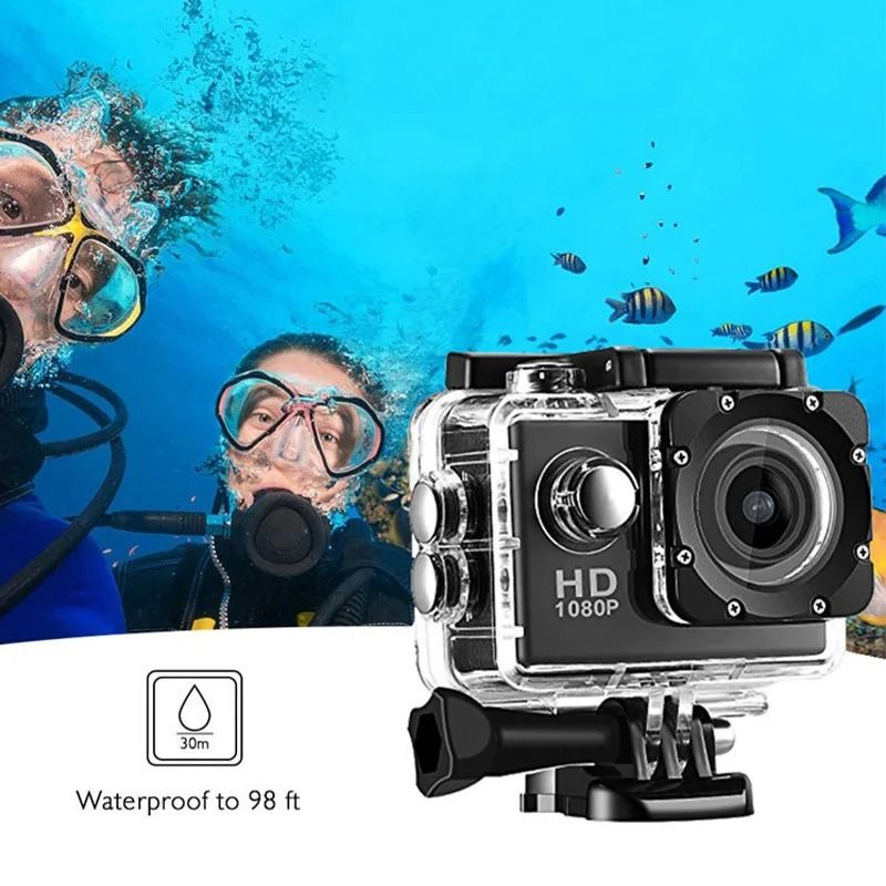 4K Ultra HD Action Camera with Waterproof Case and 2.0 Inch Screen