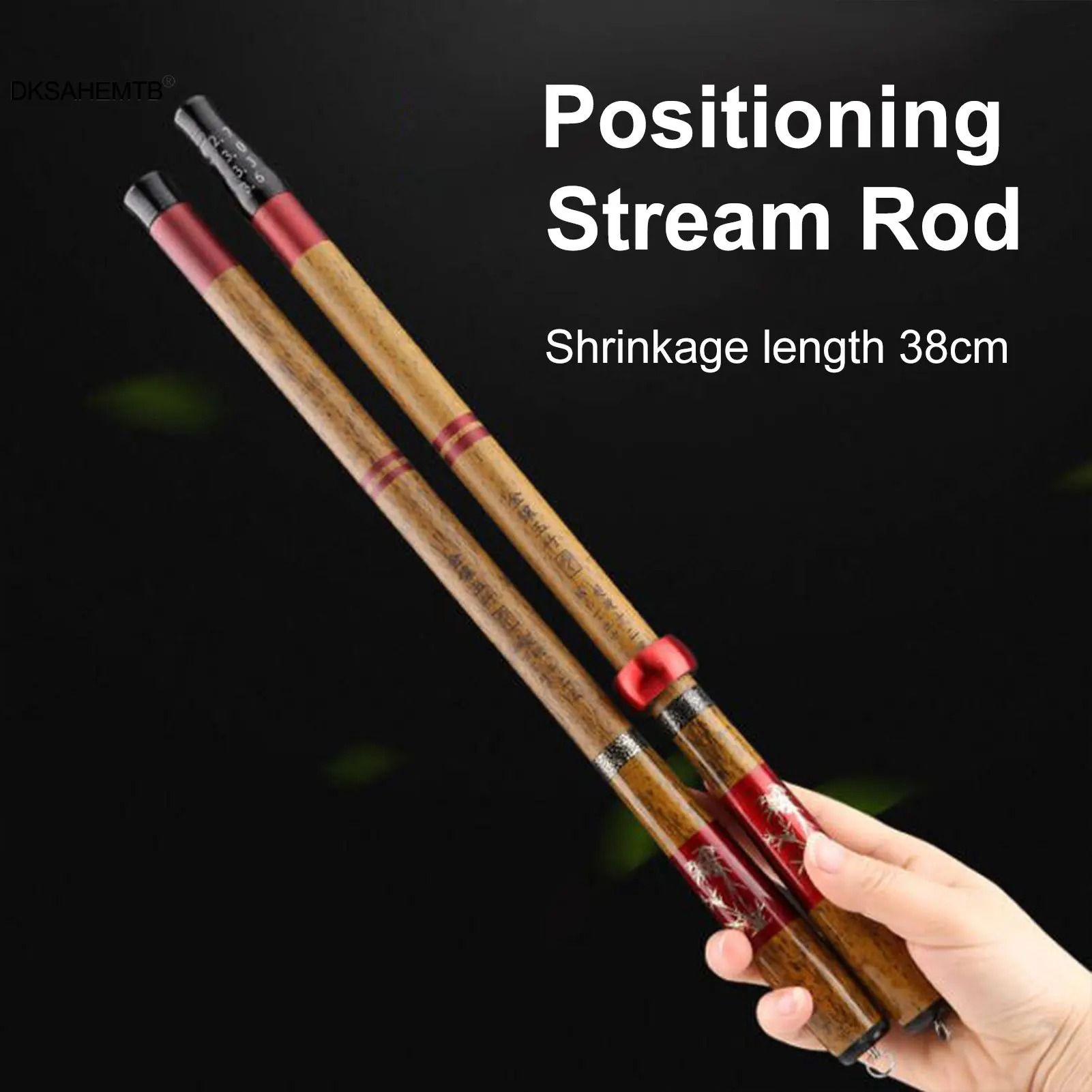 Ultra Light Portable Carbon Pocket Fishing Rod Adjustable Short Section Hand Rod