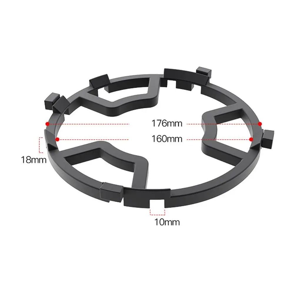 Energy-Saving Universal Gas Hob Windshield – Heavy-Duty Anti-Slip Cast Iron Cover