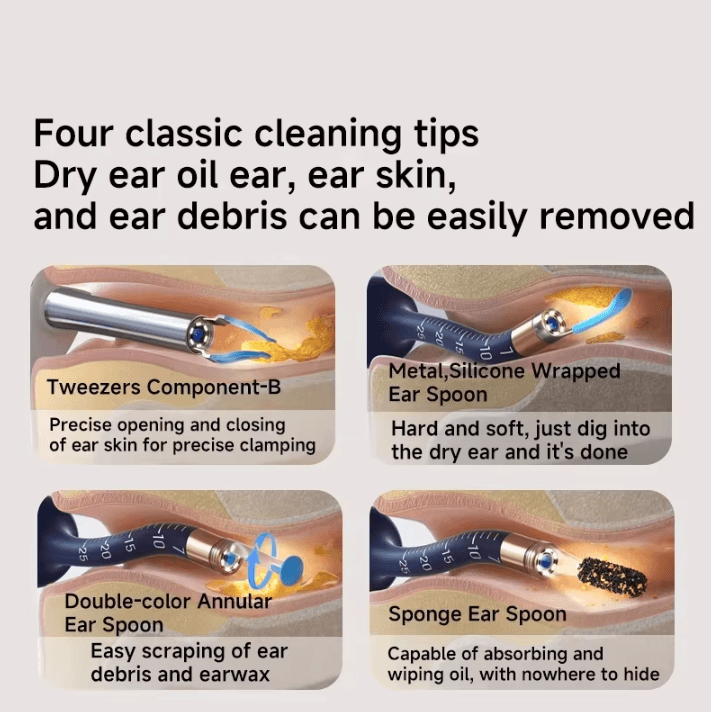Bebird EarSight Plus I35R Visual Ear Cleaner – HD Bendable All-in-1 Ear Wax Removal Tool