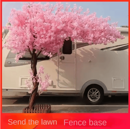 Artificial Peach Blossom Tree Elegant Artificial Flower Tree for Home Wedding & Event Decor