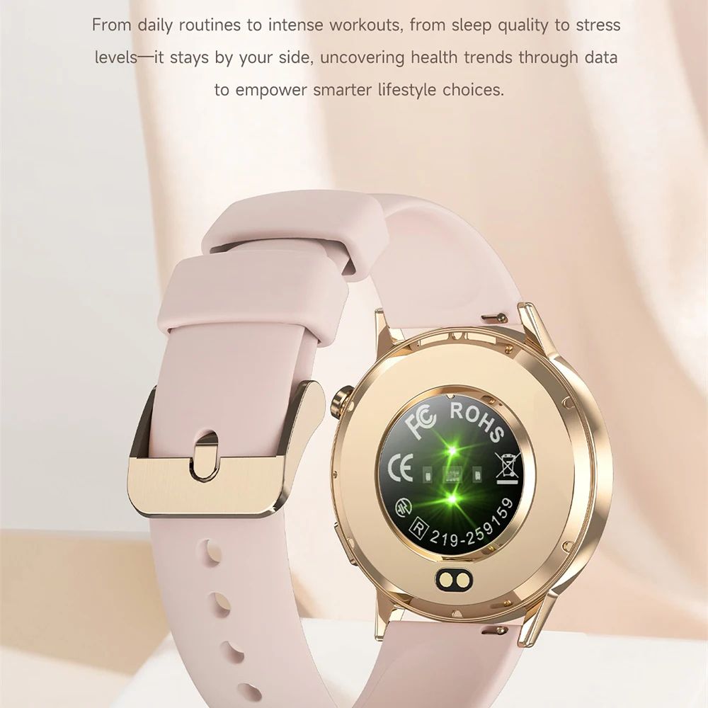 Women AMOLED Bluetooth Calling Smartwatch with Flashlight