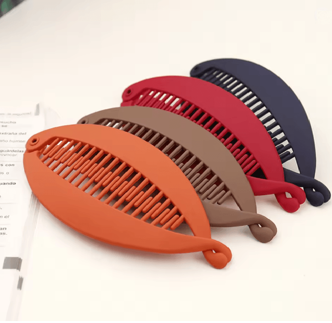 Matte Fish Shape Hair Claw Clip