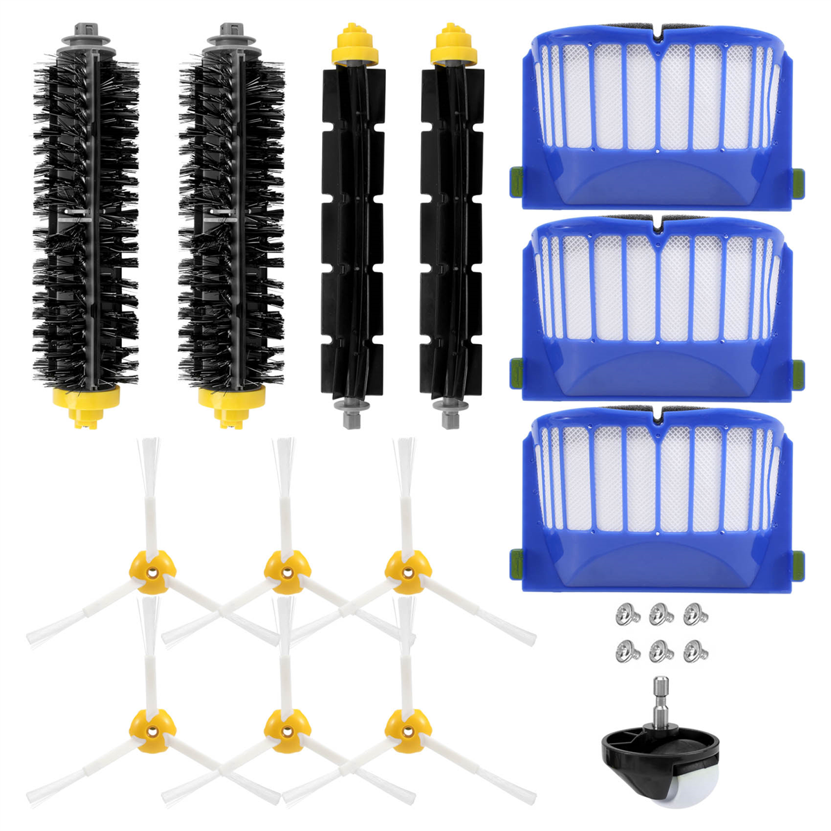 Roomba Replacement Parts Kit for Restored Suction, Pickup Power, and Cleaner Floors