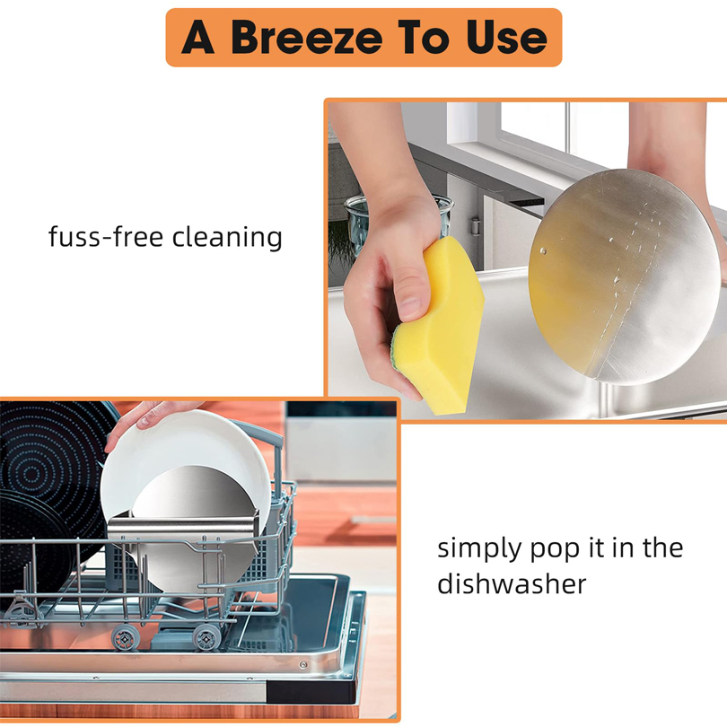 Stainless Steel Smash Burger Press, Hamburger Patties Meat Masher Mold