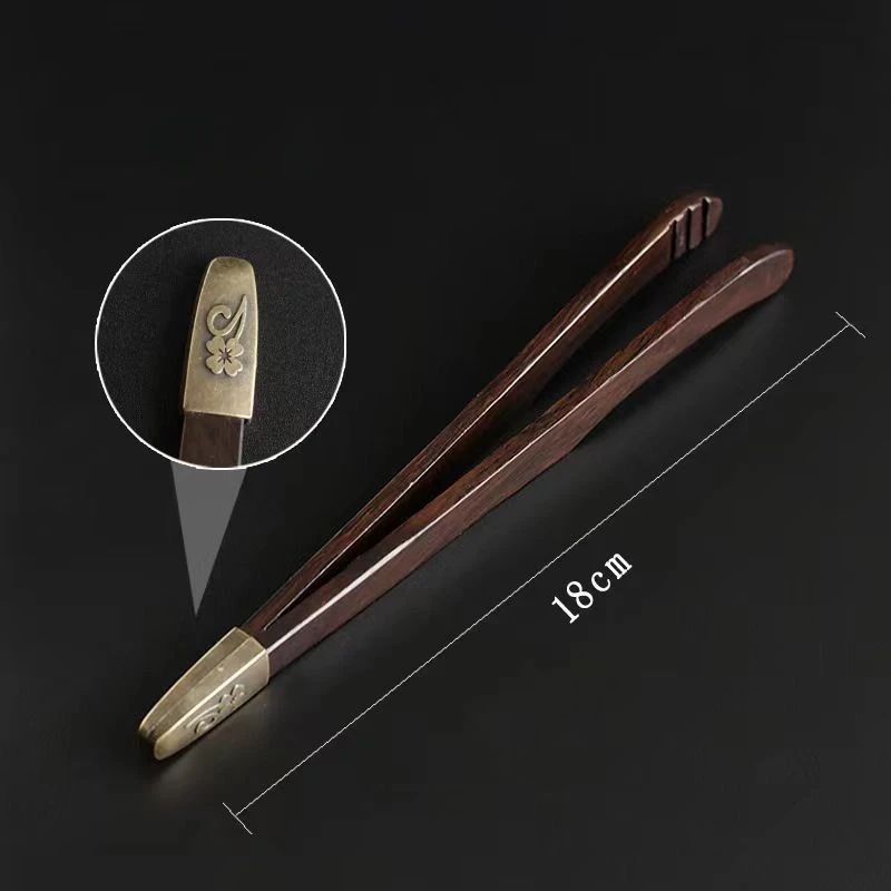 Sandalwood Non Slip Tea Cup Clip Tweezer