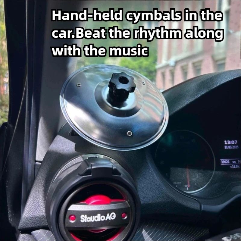 Portable Car Handheld Cymbal Air Vent Decoration with Drum Design