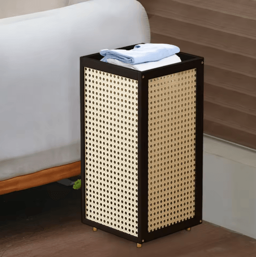 Bamboo Freestanding Umbrella Stand Cane Holder and Decorative Entryway Rack