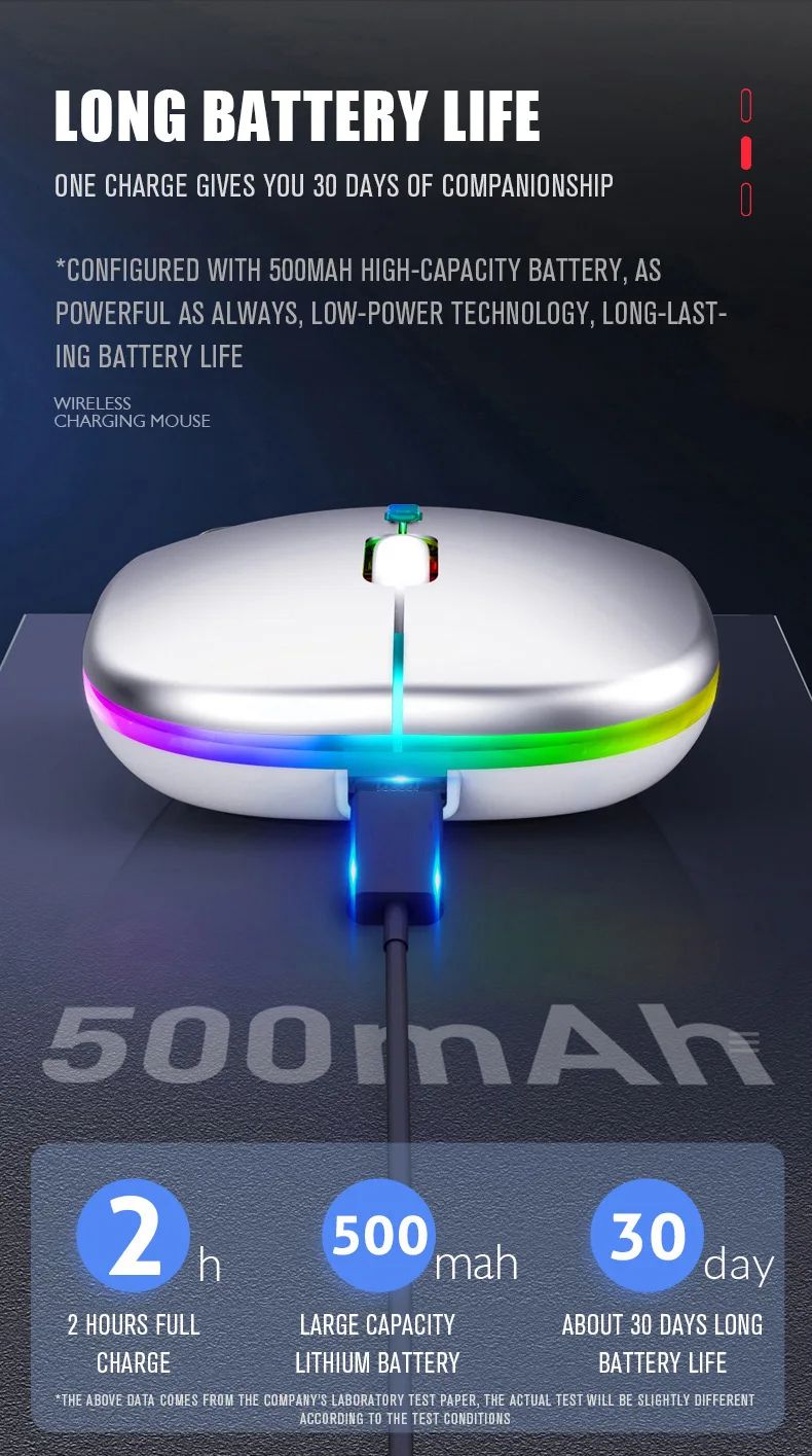 Rechargeable Wireless Bluetooth Mouse