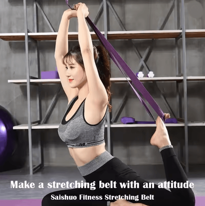 StretchFlow Adjustable Yoga Strap