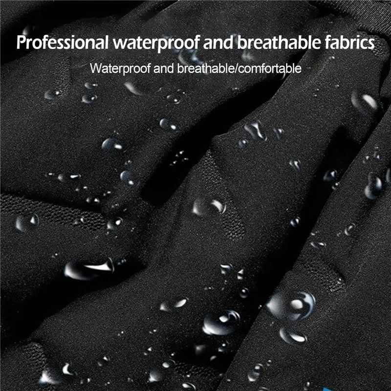 Mens Waterproof Thermal Fleece Sweatpants with Lambs Wool Lining for Winter