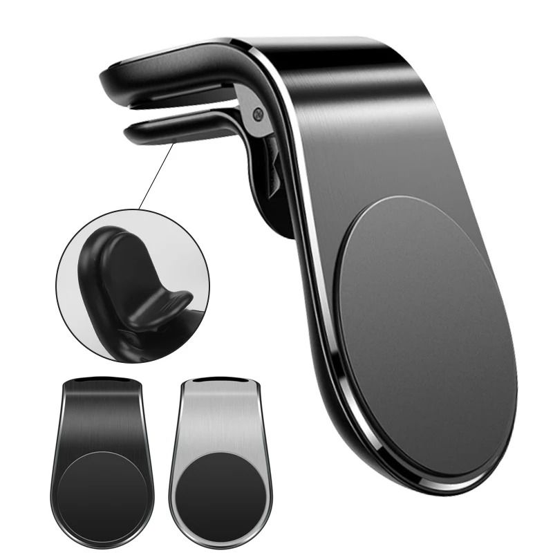 360 Degree Magnetic Car Phone Holder Air Vent Mount Metal Stand