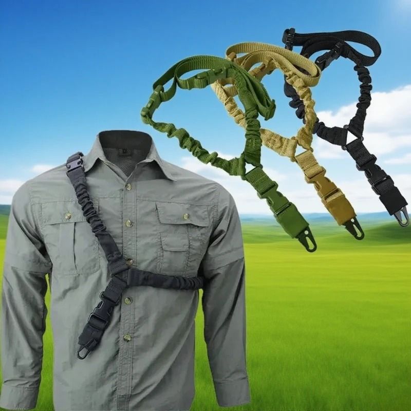 Outdoor Tactical Single Point Harness Safety Rope Camouflage Belt for Hunting Sports