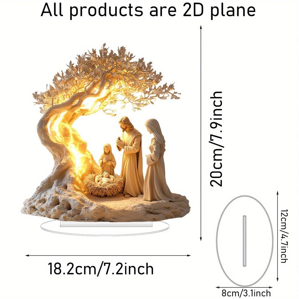 Family Tree of Life Acrylic Desktop Ornament