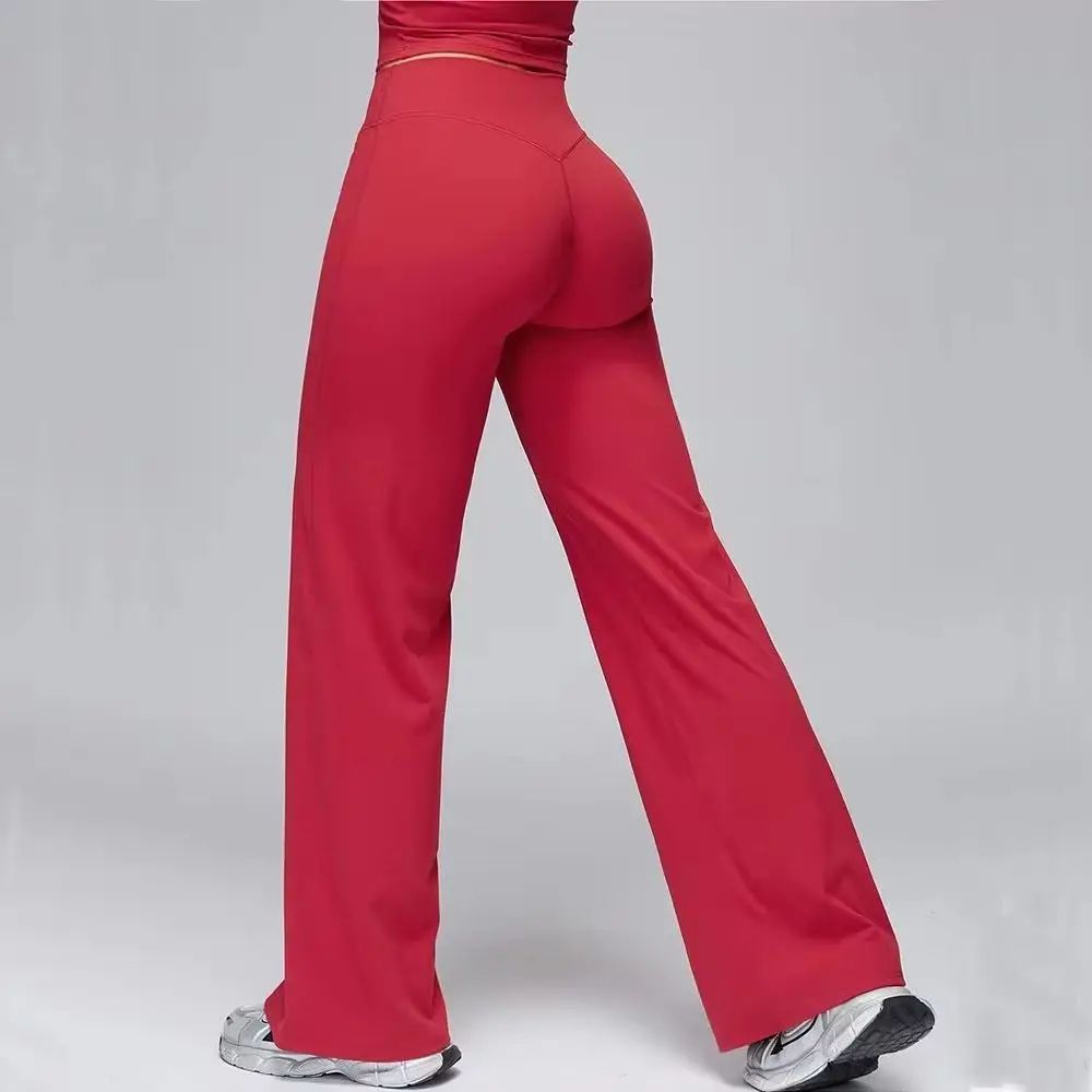 Womens High Waist Flared Yoga Workout Leggings