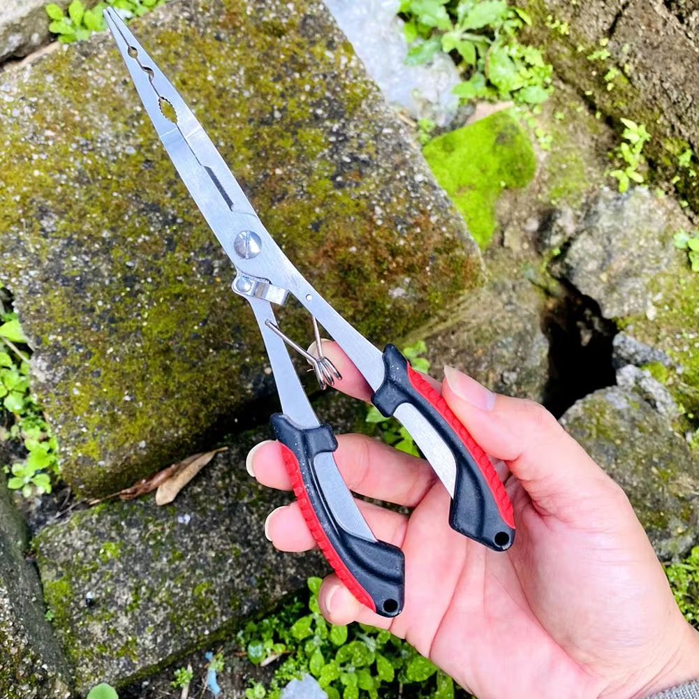 Ergonomic Multifunctional Fish Pliers – High-Strength Anti-Slip Fishing Tool