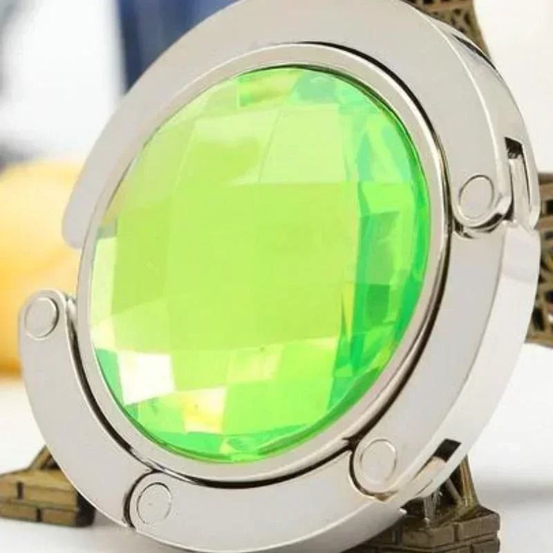 Foldable Crystal Purse Hook and Table Bag Holder