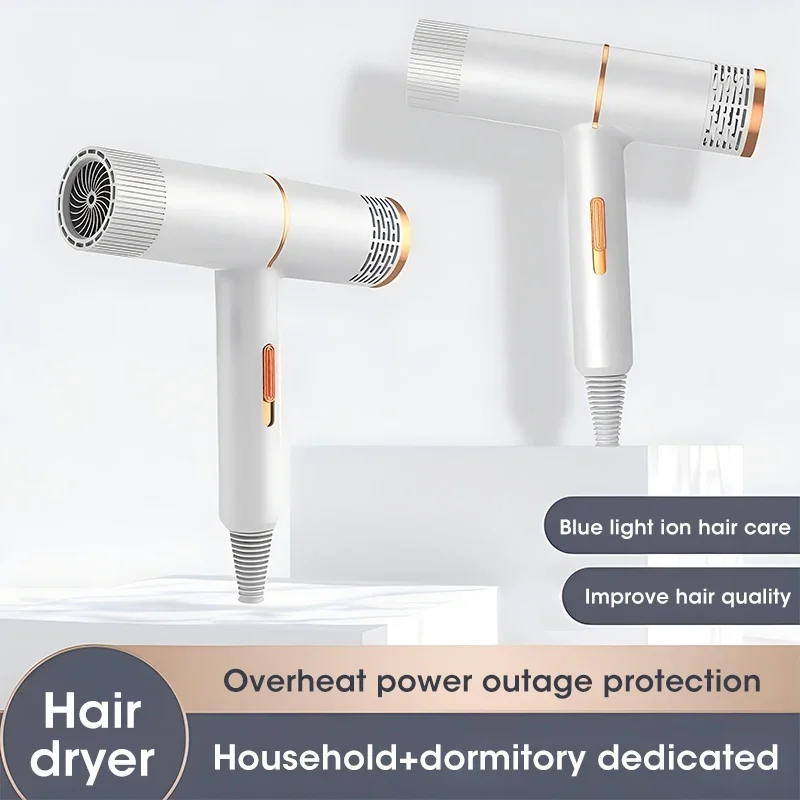 Strong Wind Professional Hair Dryer, Salon Dryer, Hot Air and Cold Air Wind, Negative Ionic Hammer Blower Dry.