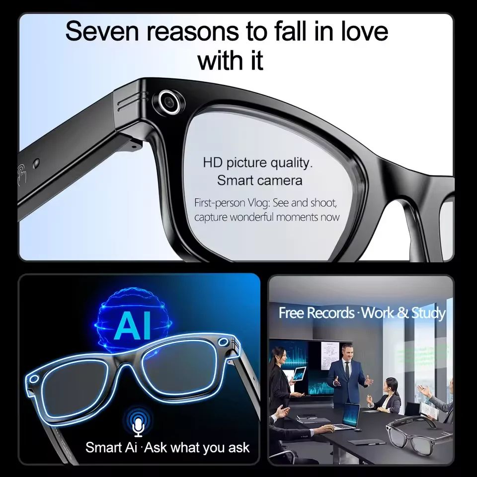 AI Smart Camera Translation Sunglasses