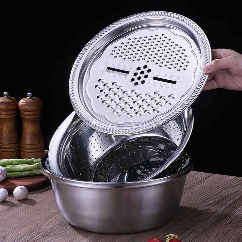 Kitchen Grater Cheese With Stainless Steel Drain Basin