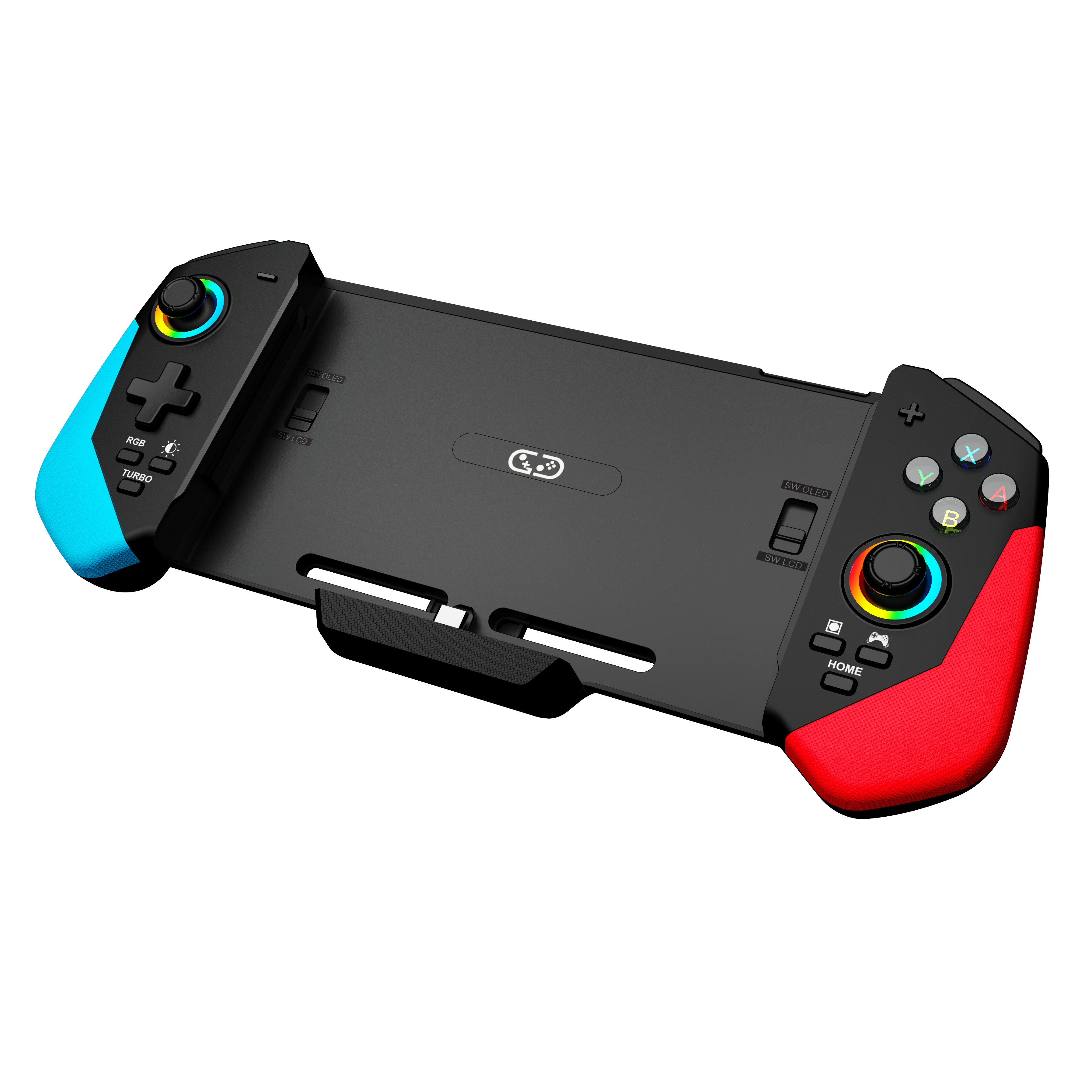 STORM Wired Gaming Controller for N-Switch Pro & OLED, Hall Effect Joystick, Mechanical Buttons, Game Card Collection