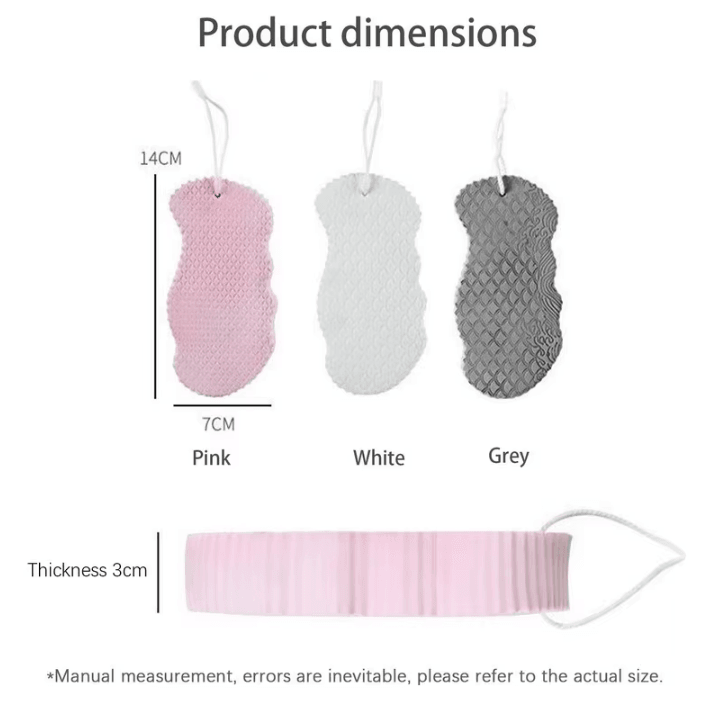 Soft Sponge Body Scrubber – Gentle Exfoliating Bath & Shower Scrub Sponge