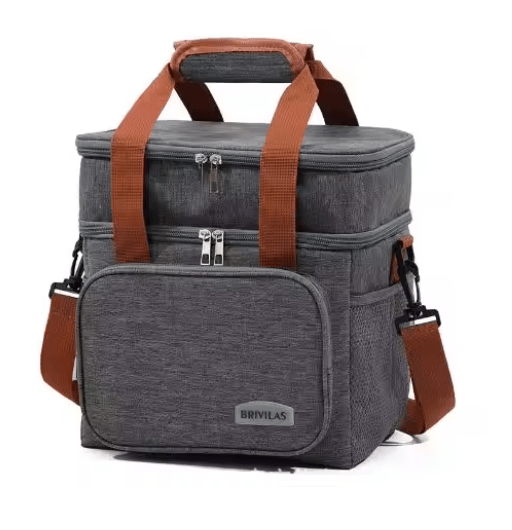 European and American Style Crossbody Insulated Lunch Bag Large Capacity Business Tote