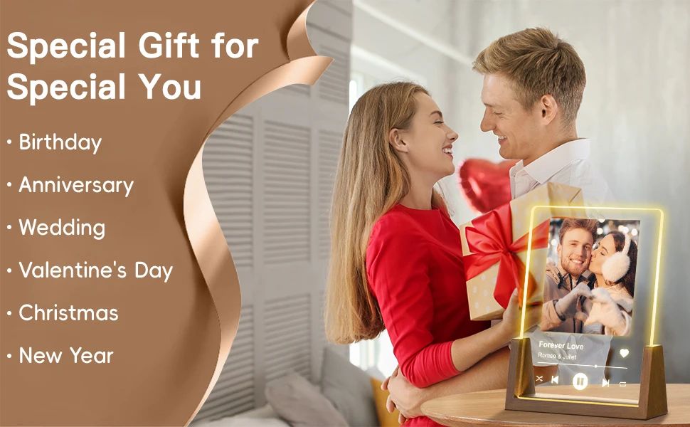 Personalized Spotify Acrylic Photo Lamp