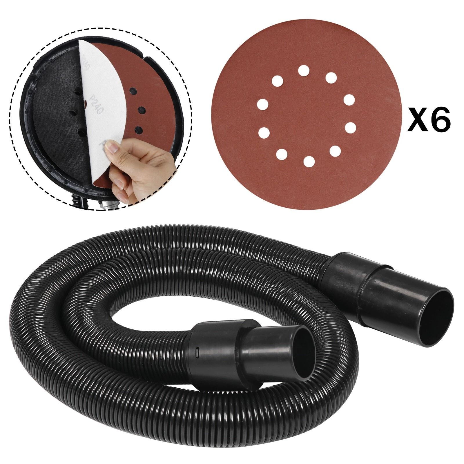 Heavy Duty Electric Drywall Sander with 6 Speed Control & Sanding Pads