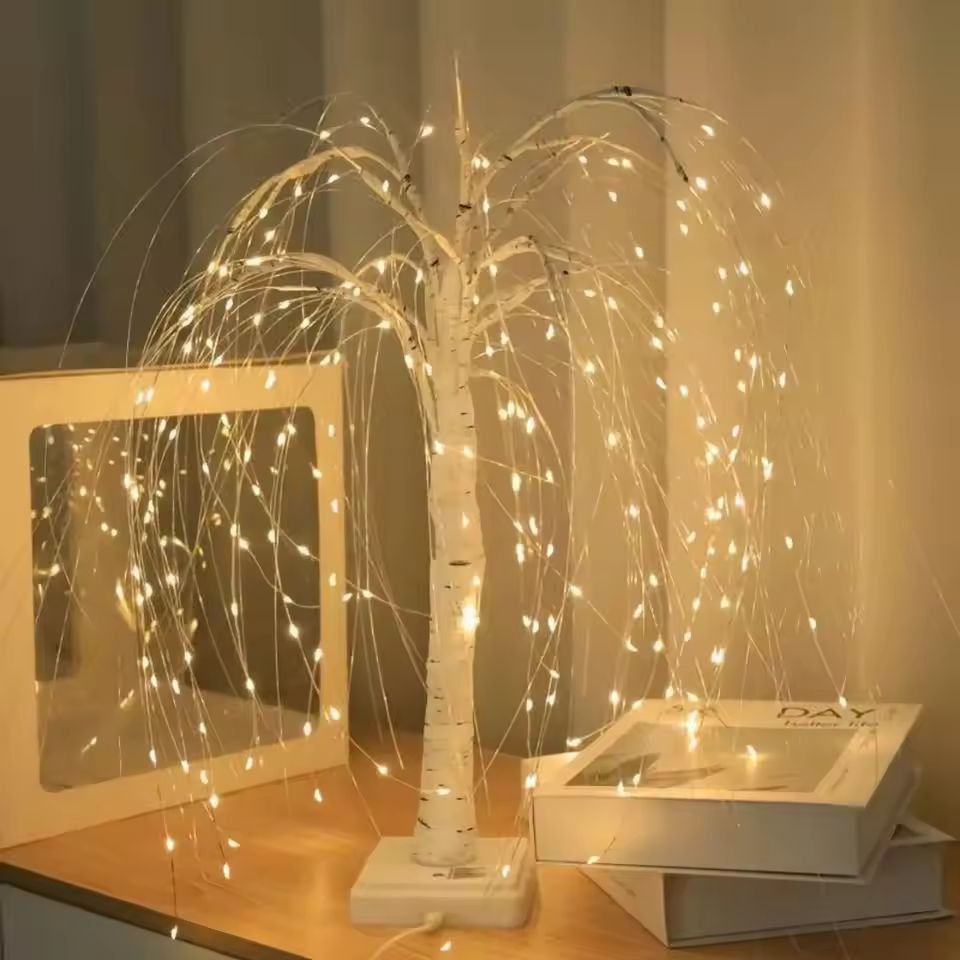 Enchanted Willow Glow – LED Fairy Light Bonsai Tree