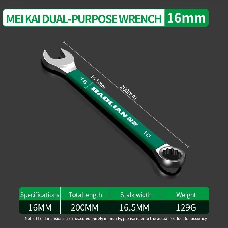 BaoLian Plum Blossom Open Combination Wrench 8 30 mm