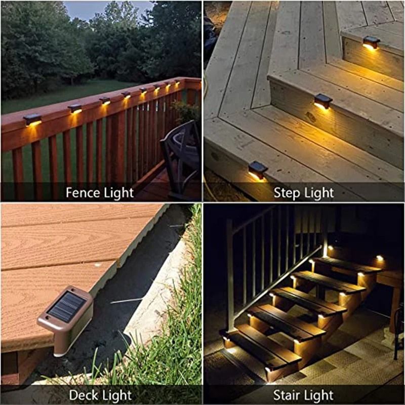 Solar Powered LED Step and Path Light