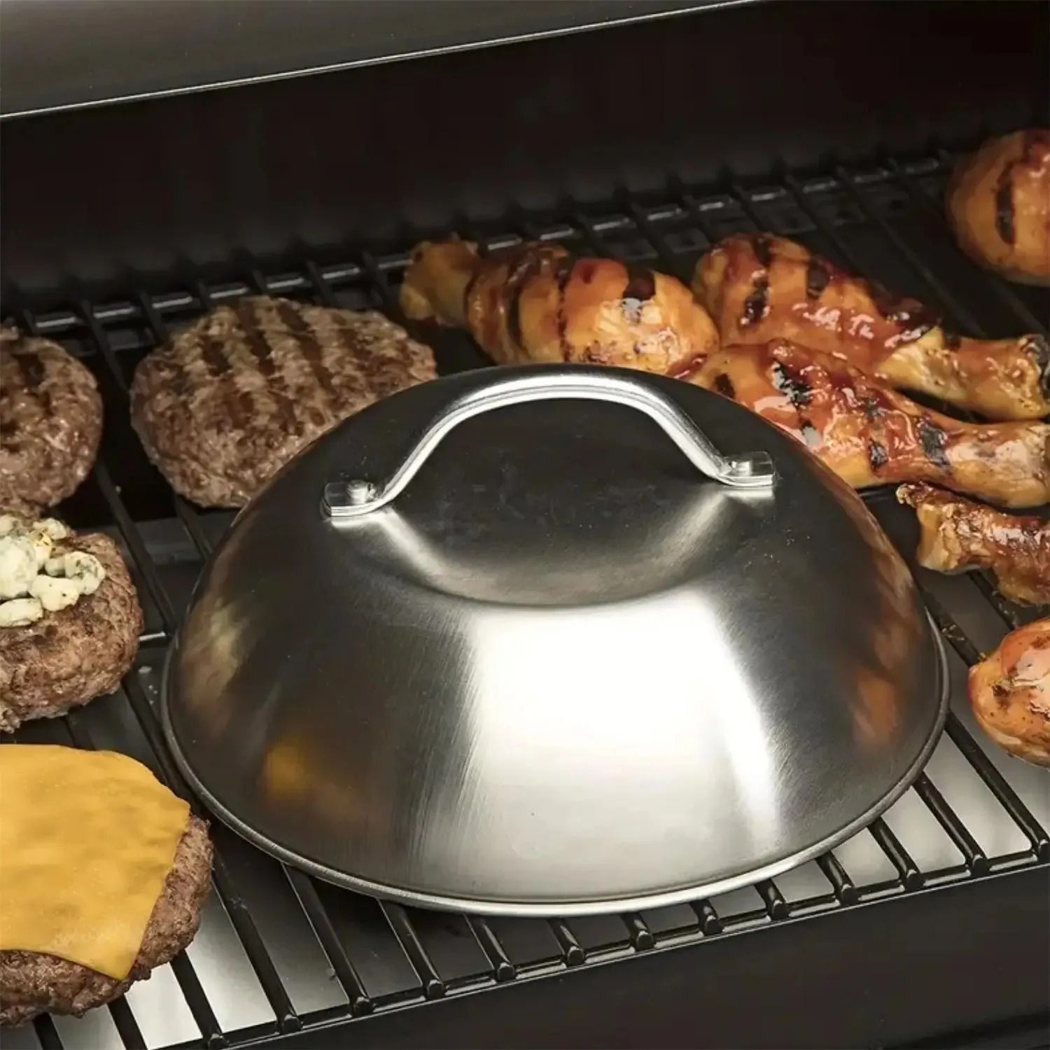 Stainless Steel Grill Cleaning Scraper BBQ Oven Cleaning Tool 9 Inch