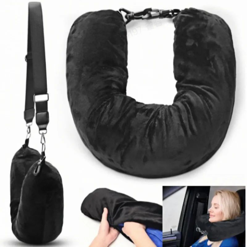 Convertible U Shaped Travel Neck Pillow