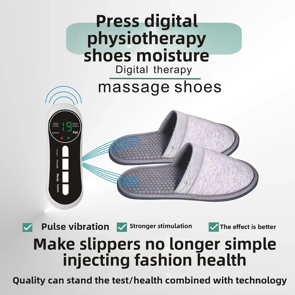 EMS Foot Massager Slippers with Remote Control
