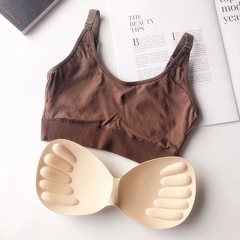 Seamless Athletic Crop Top Bralette