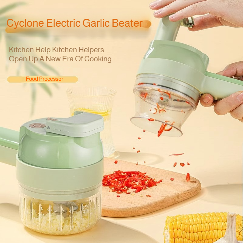 Electric Food Chopper Garlic Masher Wireless Handheld Meat Grinder Vegetable Cutter Food Slicer Kitchen Mincer