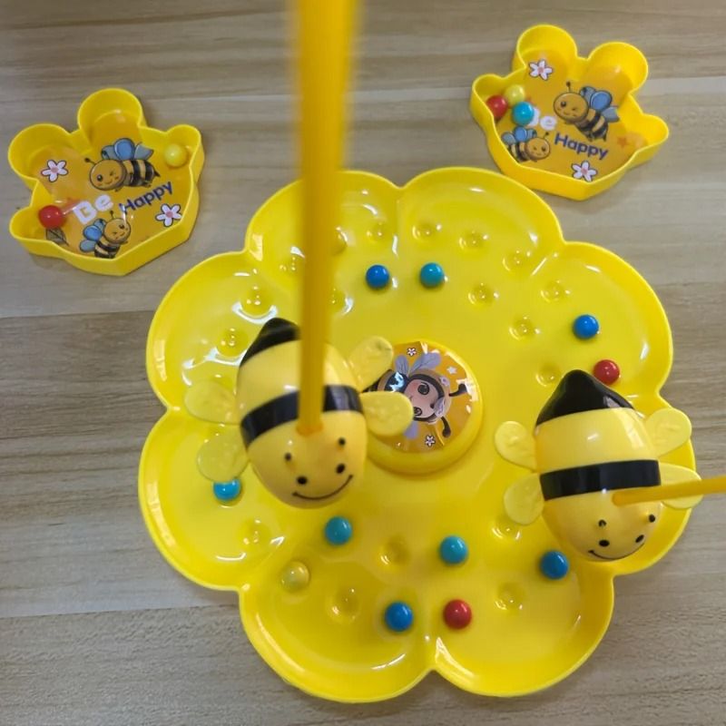 Little Bumblebee Multifunctional Fishing Board Game Educational Toy