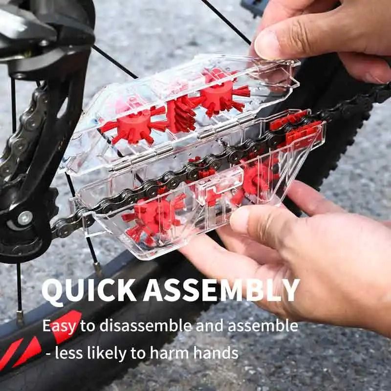 Multi Function Bike Chain and Wheel Cleaning Tool Set