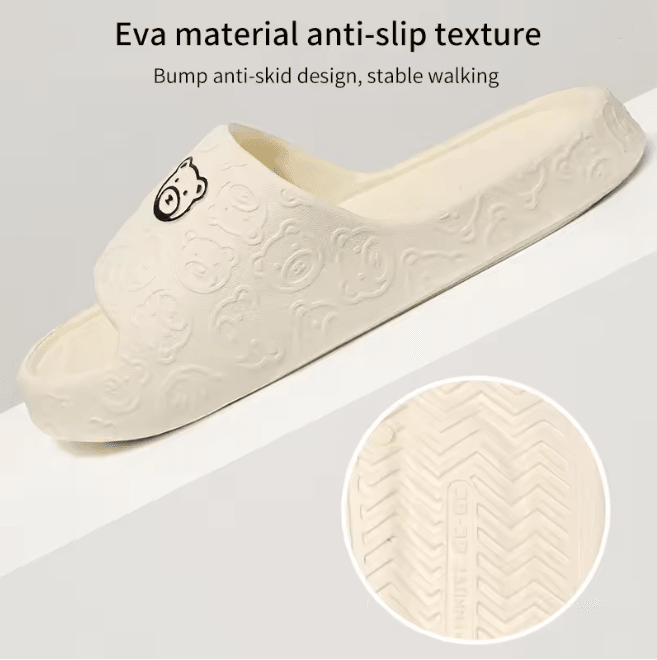 Womens Non Slip EVA Bathroom Slippers Indoor Outdoor Summer Comfort