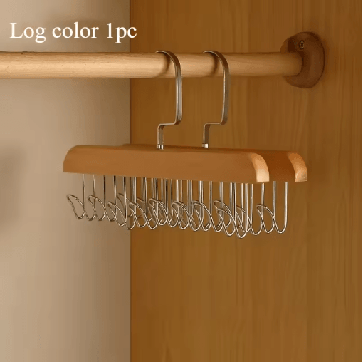Multi-Function Clothes Hanger for Belts Ties Hats & Accessories