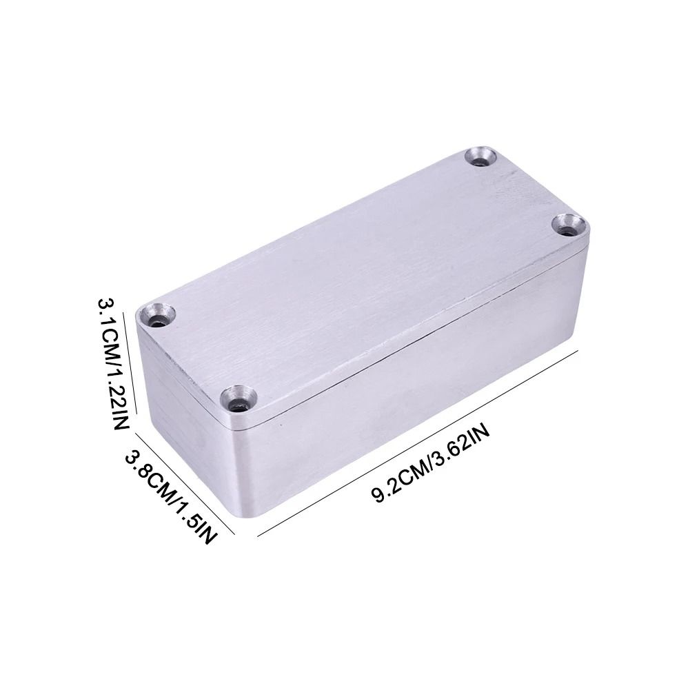 1590A Aluminum Guitar Pedal Enclosure Stomp Box Housing with Screws
