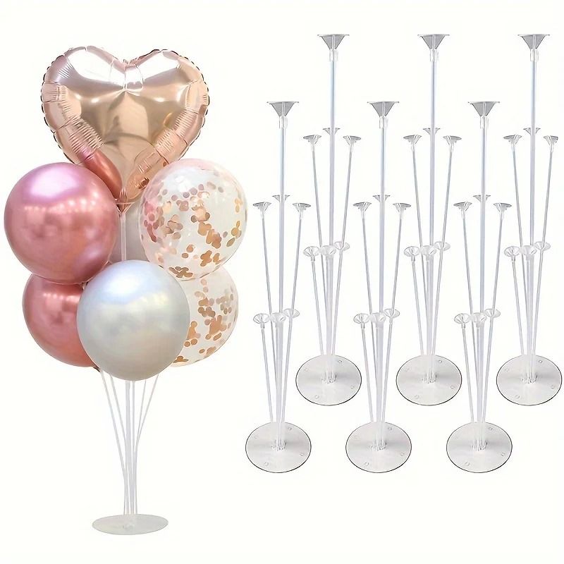 Balloon Stick Stand Table Centerpiece Holder with Base and Pole