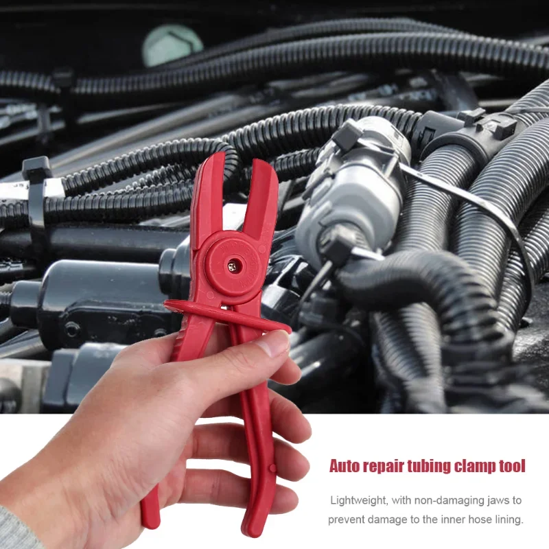 Universal Hose Clamp Removal Pliers, Quick Release Tool for Automotive Brake and Fuel Line Repair