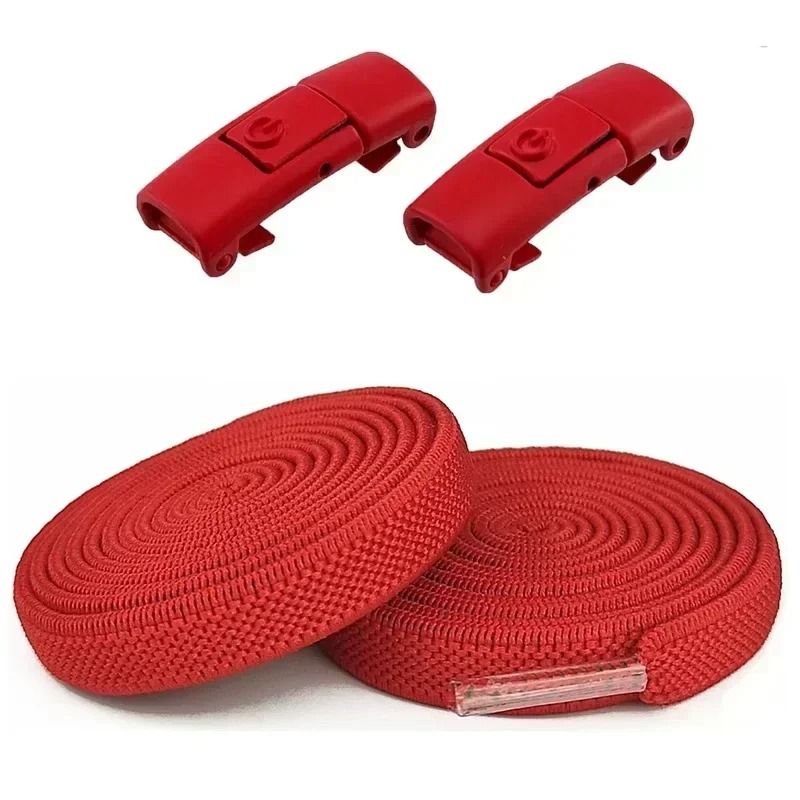 No-Tie Elastic Laces with Press Lock System