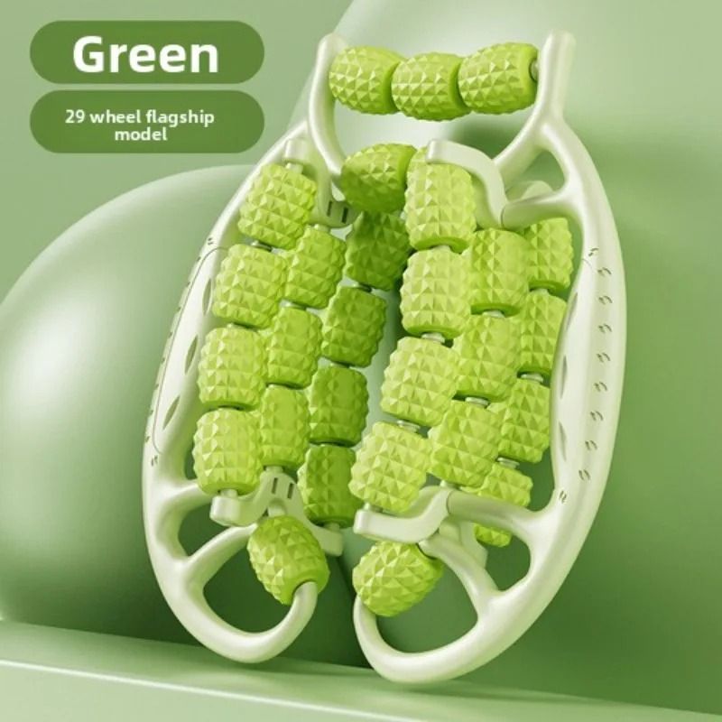 28 Wheel Annular Leg Clamp Massager Anti-Cellulite Body Slimming Roller