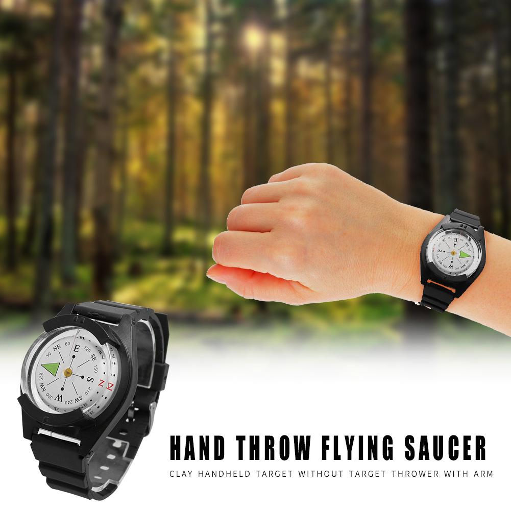 Tactical Wrist Compass  Waterproof Silicone Strap Luminous Outdoor Compass for Hiking, Camping & Mountaineering