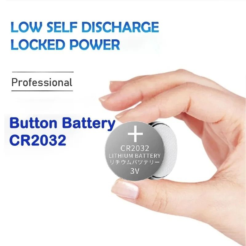 CR2032 Lithium Button Batteries 3V for Everyday Devices