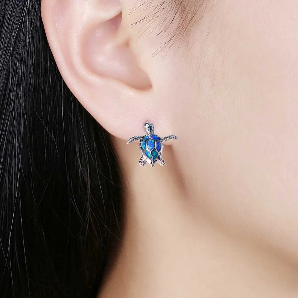 Cute Sea Turtle Earring Studs